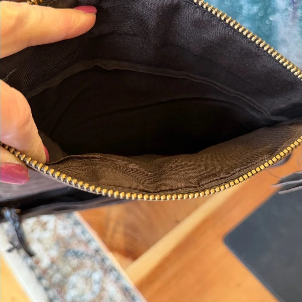 The Sak 2010’s “Deena Flap” Shoulder bag in chocolate brown